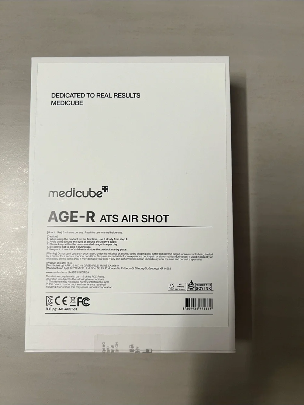 NWT Medicube Age-R ATS Air Shot